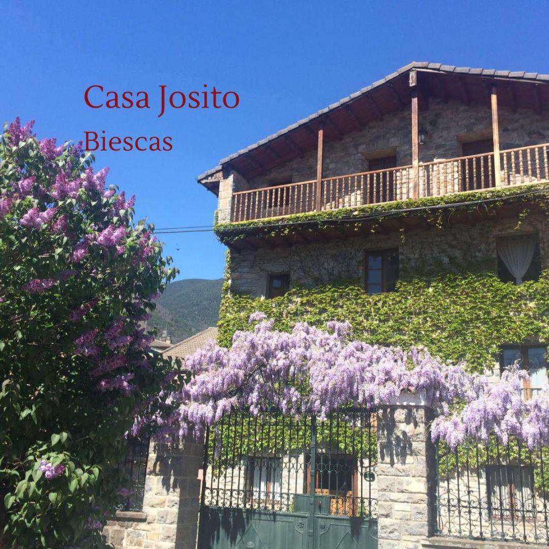 Biescas Apartamento Casa Josito La Cadiera 外观 照片